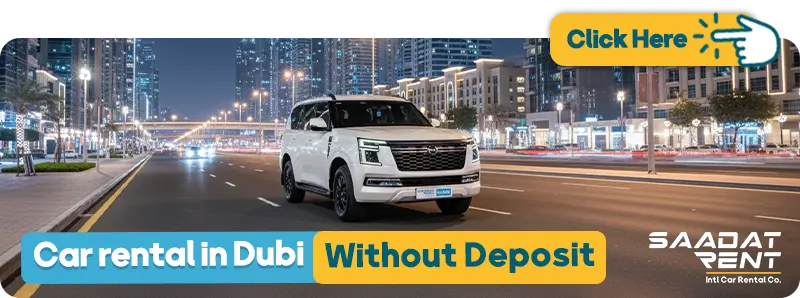 car rental in dubai-without deposit