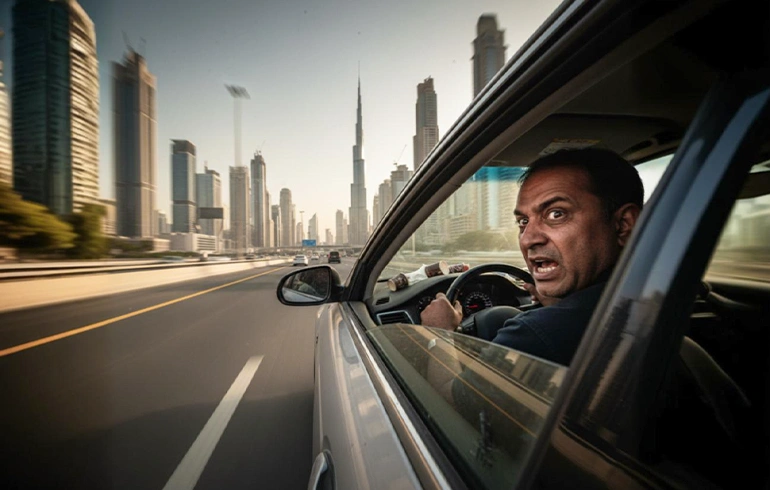 dangerous driving in Dubai