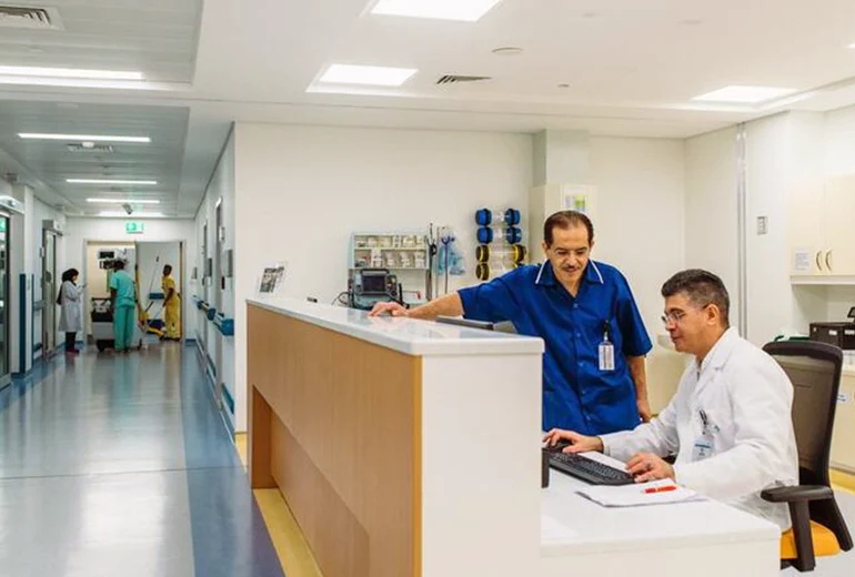 a hospital in Dubai