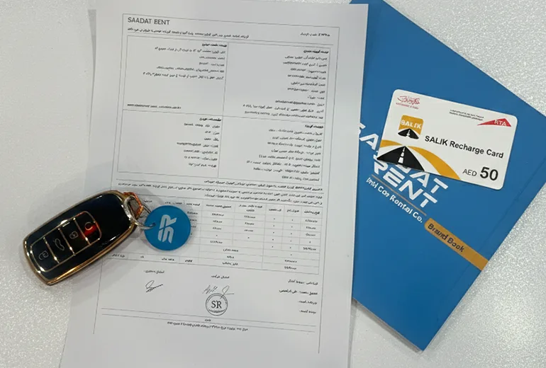 Sample rental agreement with salik explanation 