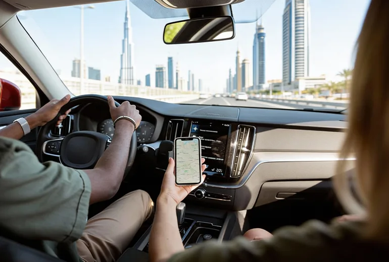 driving safely in Dubai