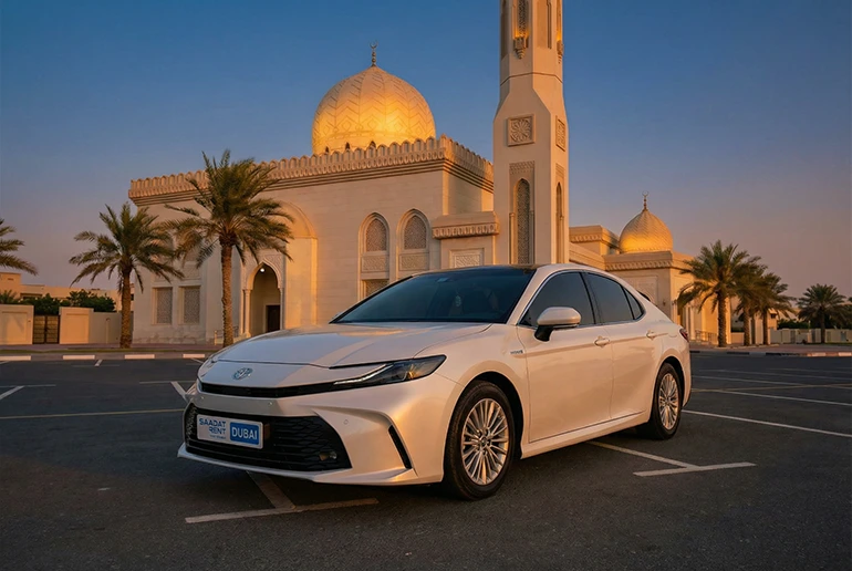 Toyota Camry Hybrid for rent in Dubai Ramadan