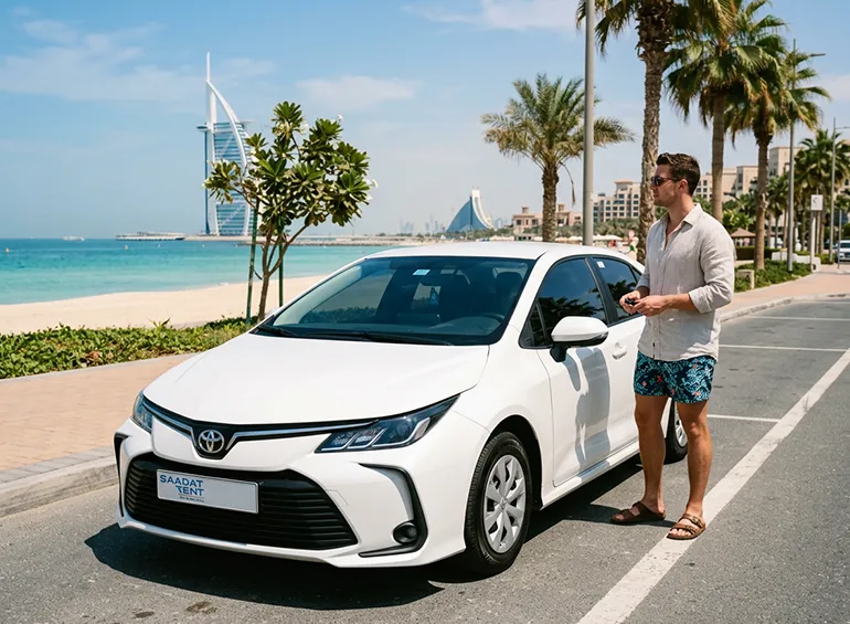 car rental tips for driving-around dubai