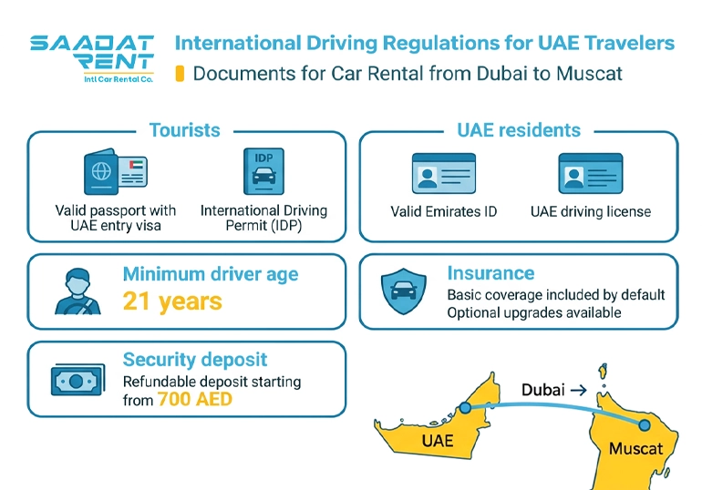 International Driving Regulations for UAE Travelers