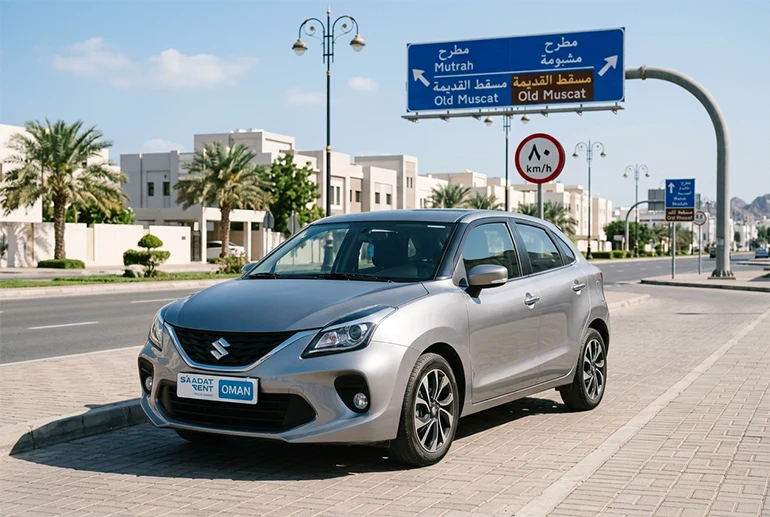 Rental car rules for driving to Oman