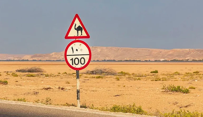 Speed limits in Oman