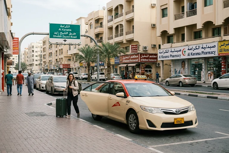 taxi-from-dubai-airport-to-al-karama