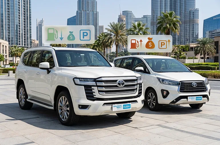 travel and car rental costs in Dubai