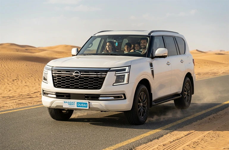 driving an SUV in Dubai