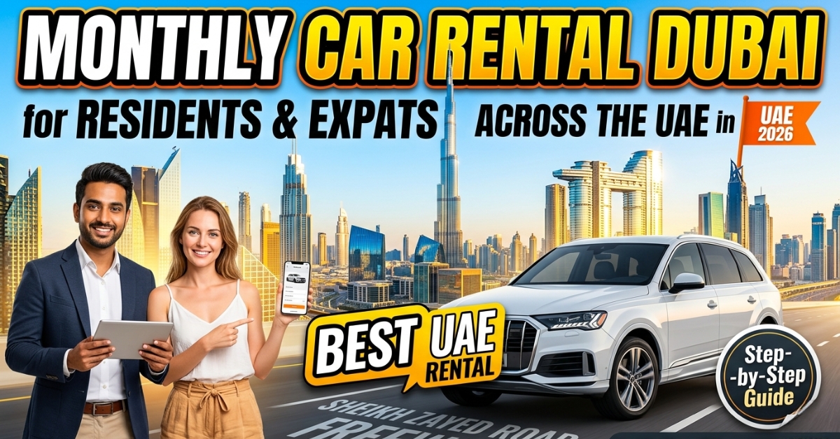 Monthly Car Rental Dubai for Residents and Expats Across the UAE in 2026