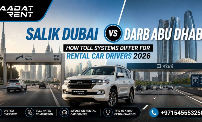 Salik Dubai vs Darb Abu Dhabi: How Toll Systems Differ for Rental Car Drivers 2026