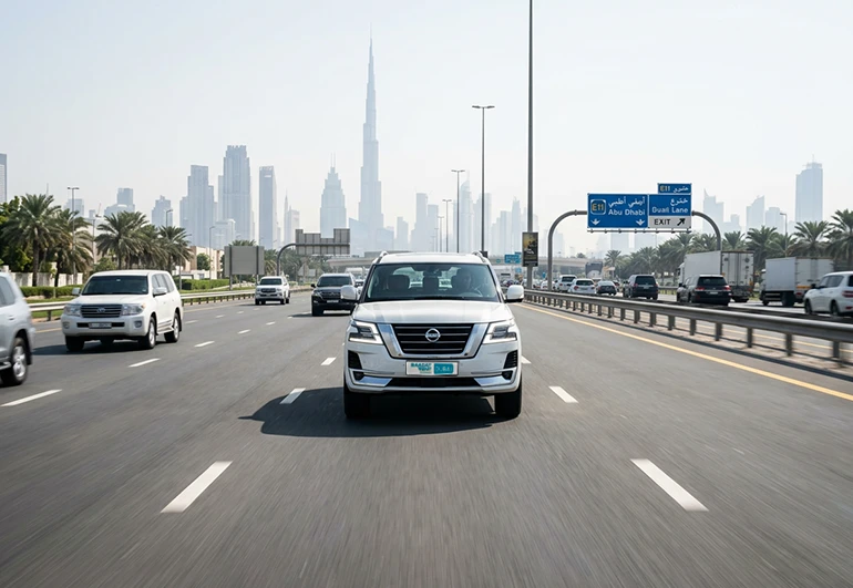 travel in Dubai by SUV car rental