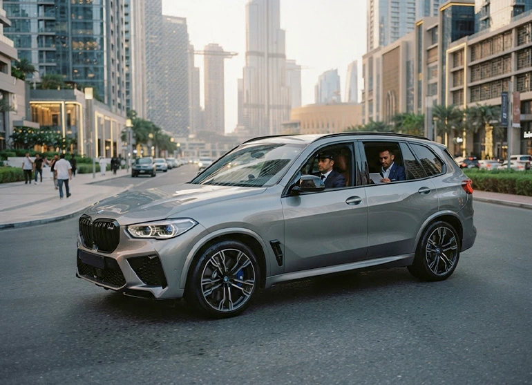 BMW car rental in Dubai