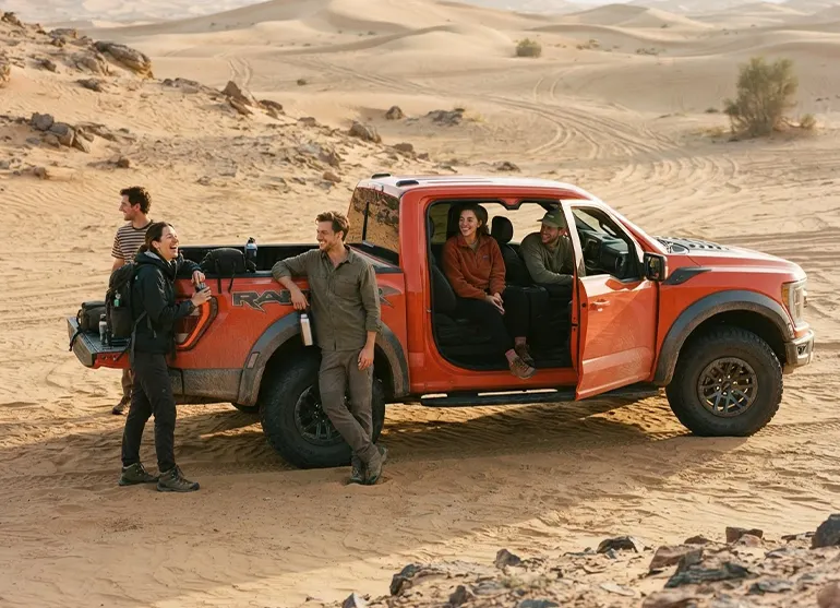 ford in desert dubai