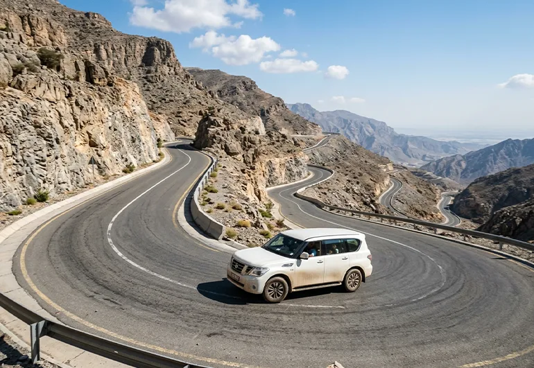 Jebel Jais (Ras Al Khaimah) trip by car