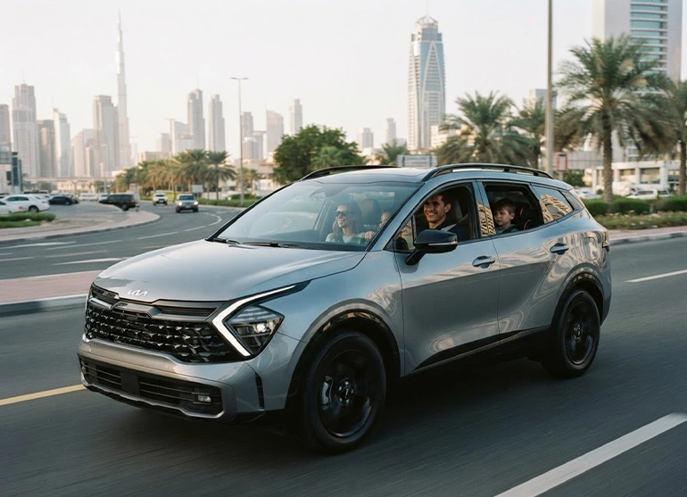 kia car rental in Dubai