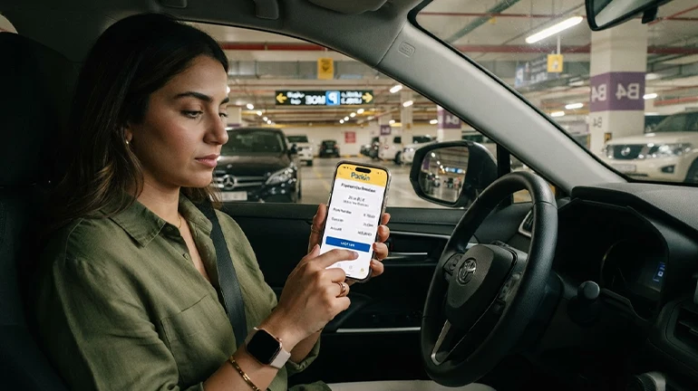 Paying parking fees