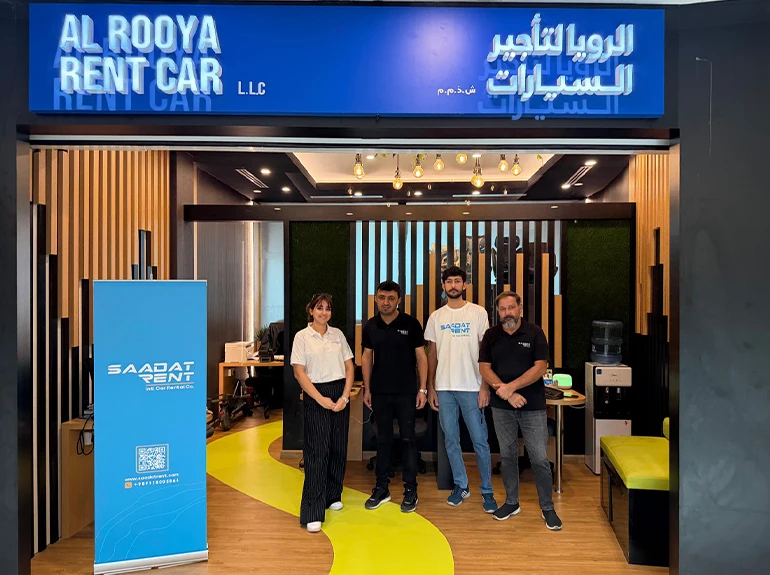 saadatrent company for weekly car rental Dubai