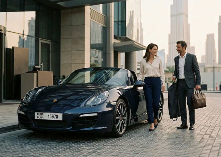 Luxury car rental in Dubai weekly