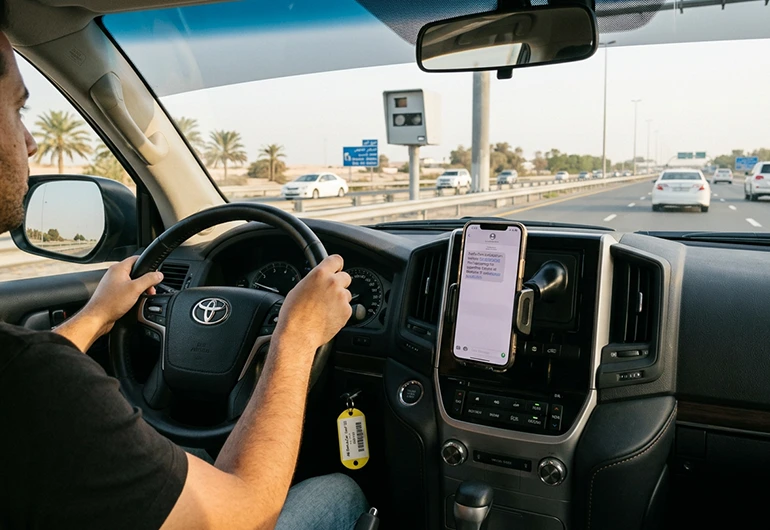 driving in Dubai with a rental car