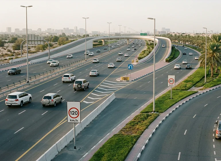 roads in Dubai