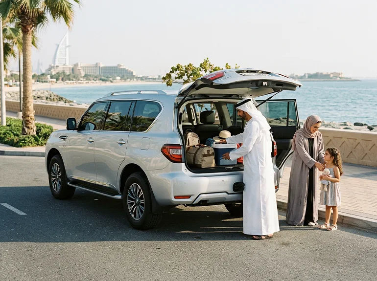 SUV car rental in Dubai