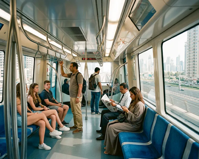 metro in Dubai