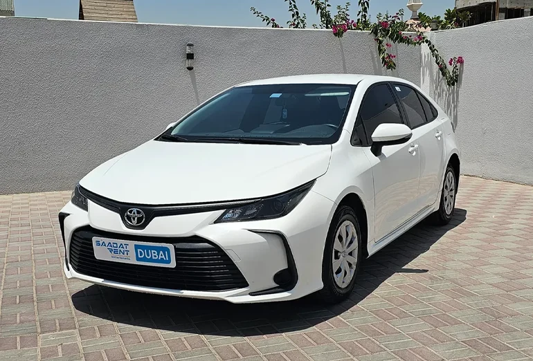 Toyota Corolla for rent in Dubai