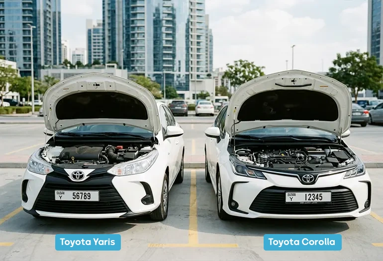 Toyota Yaris vs Corolla Engine