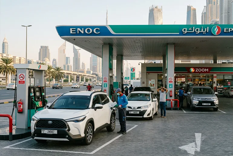 ENOC and EPPCO station Dubai