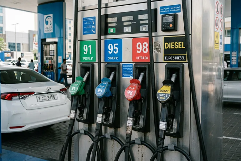 types of petrol in Dubai
