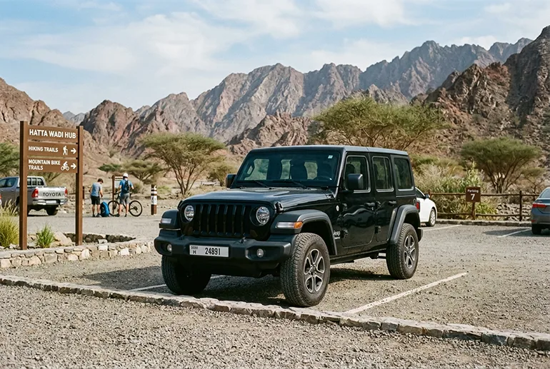 Parking & Activities in Hatta