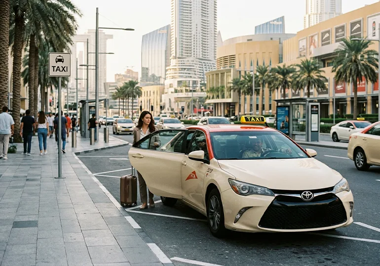 Taxi/ride-hailing in Dubai