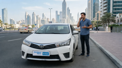 Accident in a Rental Car in Dubai