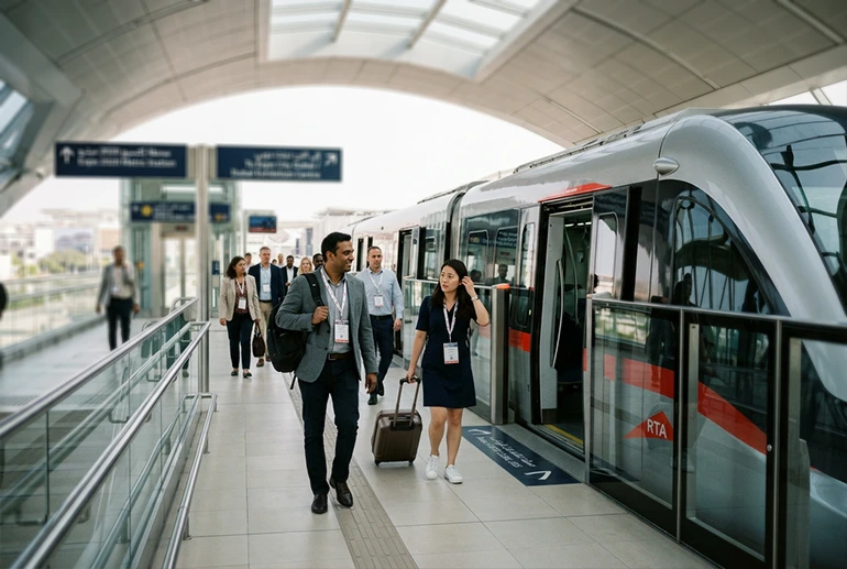 Getting to GITEX by Metro