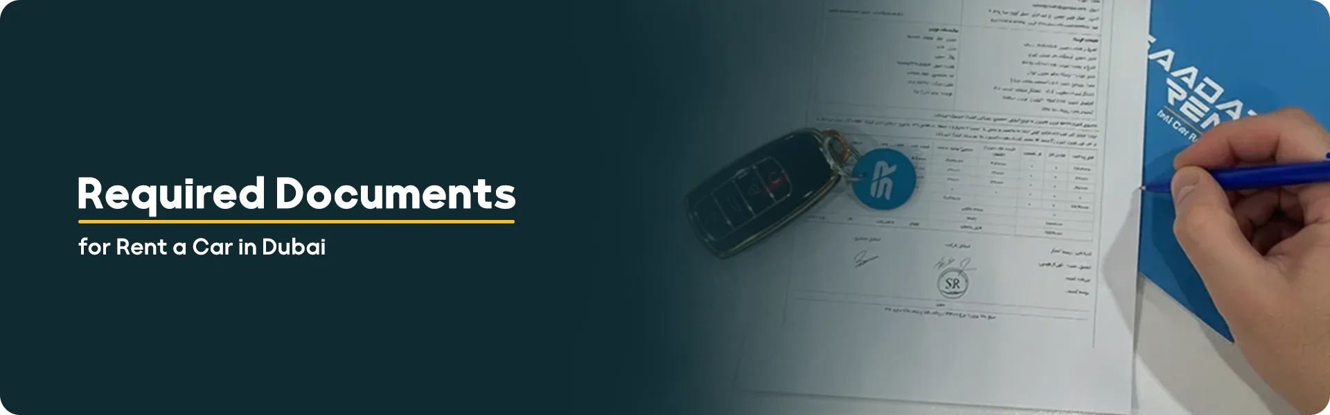 Required Documents for Rent a Car in Dubai