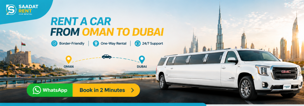 Dubai to Muscat car Rentals