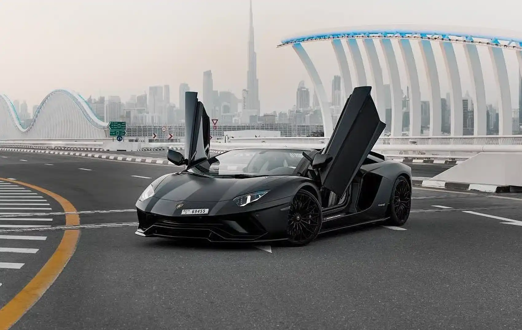 Lamborghini Aventador Roadster rental in Dubai