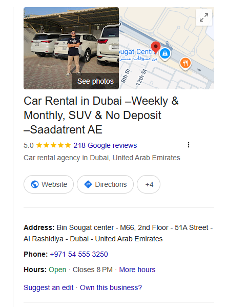saadatrent reviews