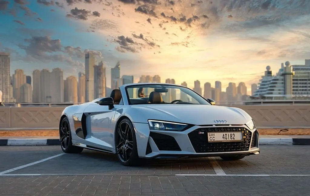 Audi R8 rental in Dubai