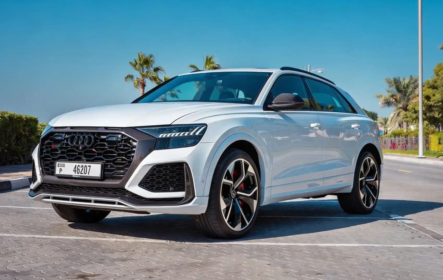 Audi RS Q8 2026 rental in Dubai
