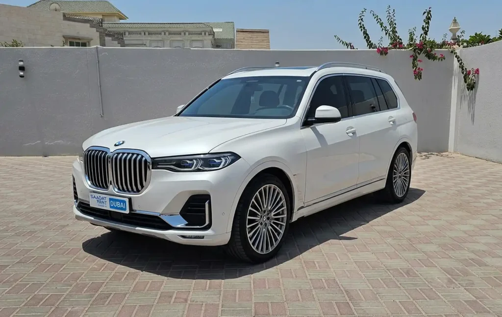 BMW X7 rental in Dubai