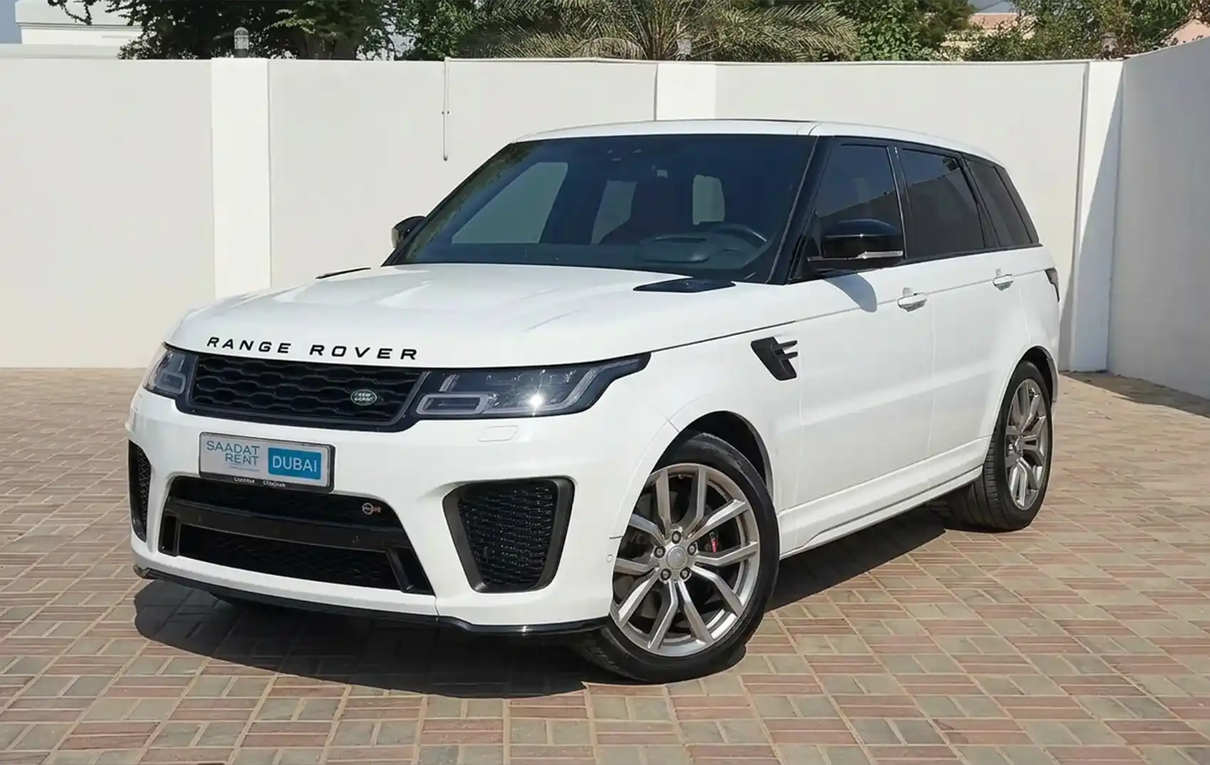 Range Rover Sport SVR rental in Dubai